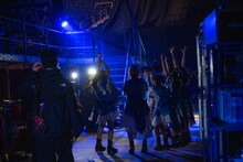 ライブを終えたえびちゅう。