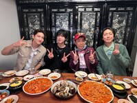 東方神起とナインティナイン。©︎フジテレビ