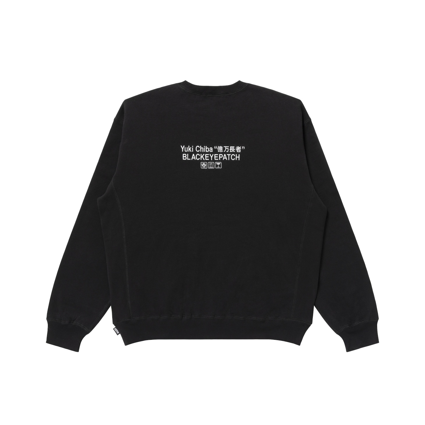 YUKI CHIBA "億万長者" HWC LABEL CREW SWEAT