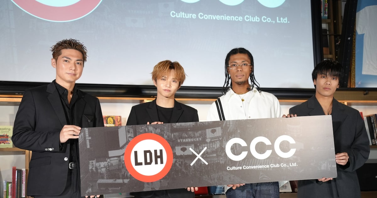EXILE SHOKICHIらが渋谷TSUTAYAに来店、コラボドリンクに舌鼓 - 音楽 