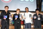 左からEXILE SHOKICHI、佐藤大樹、JIMMY、岩城星那。