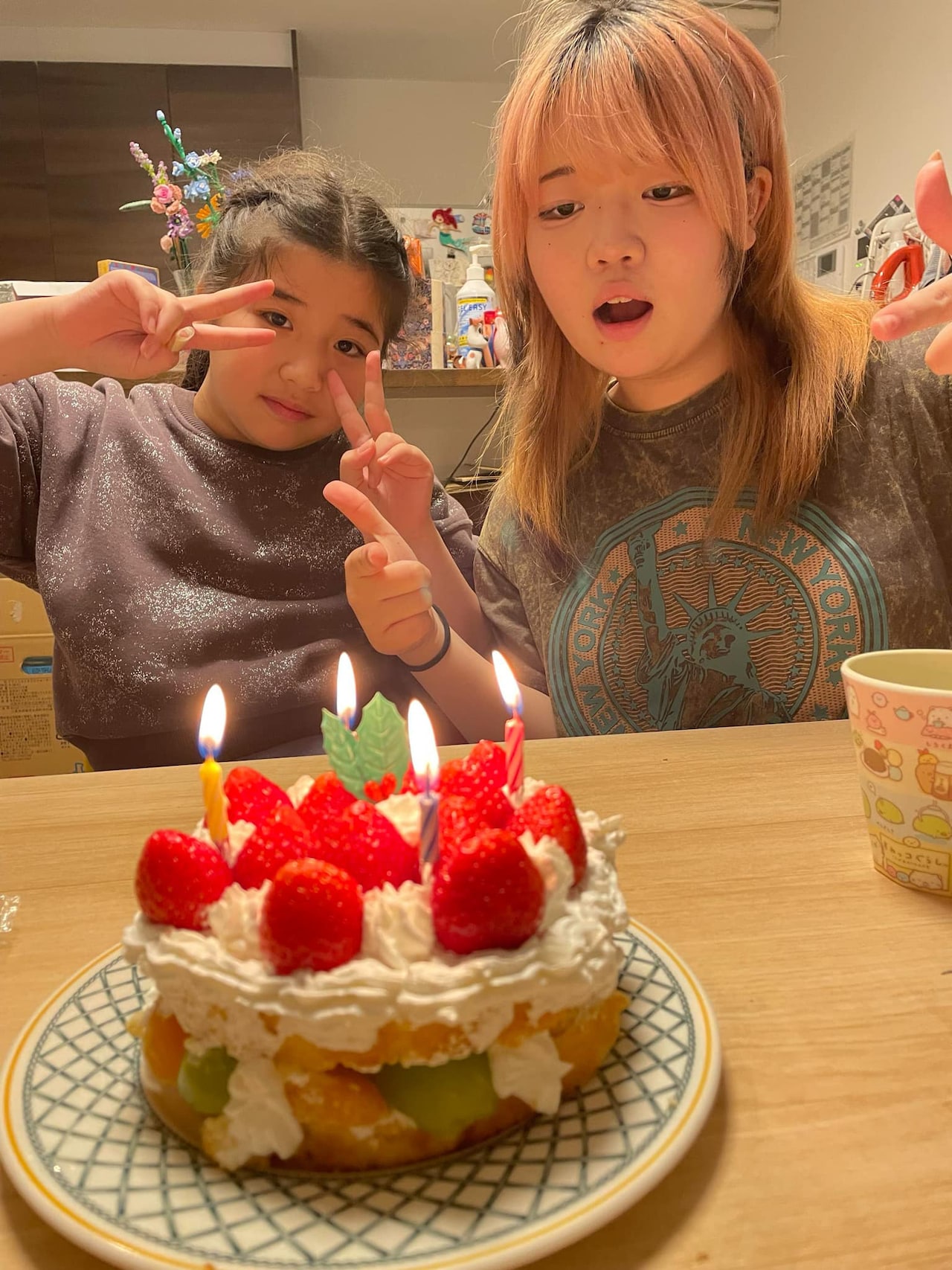 妹のイチさんとチアさん。