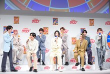 最初のルーレットで引き当てられ、「ちょっとイヤ」な本音を明かす渡辺翔太（左）。