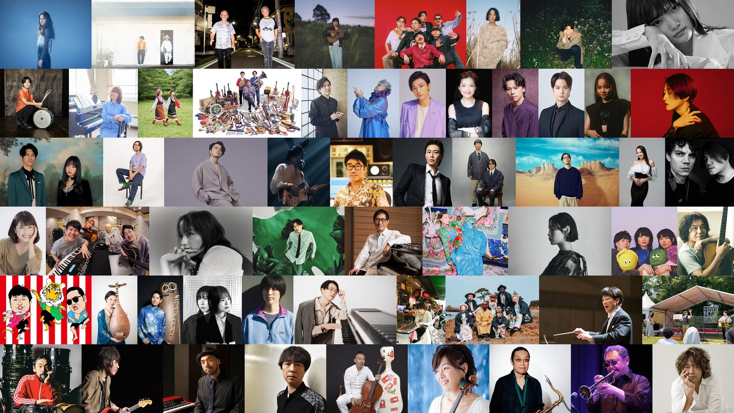 「日比谷音楽祭2025」の出演者たち。