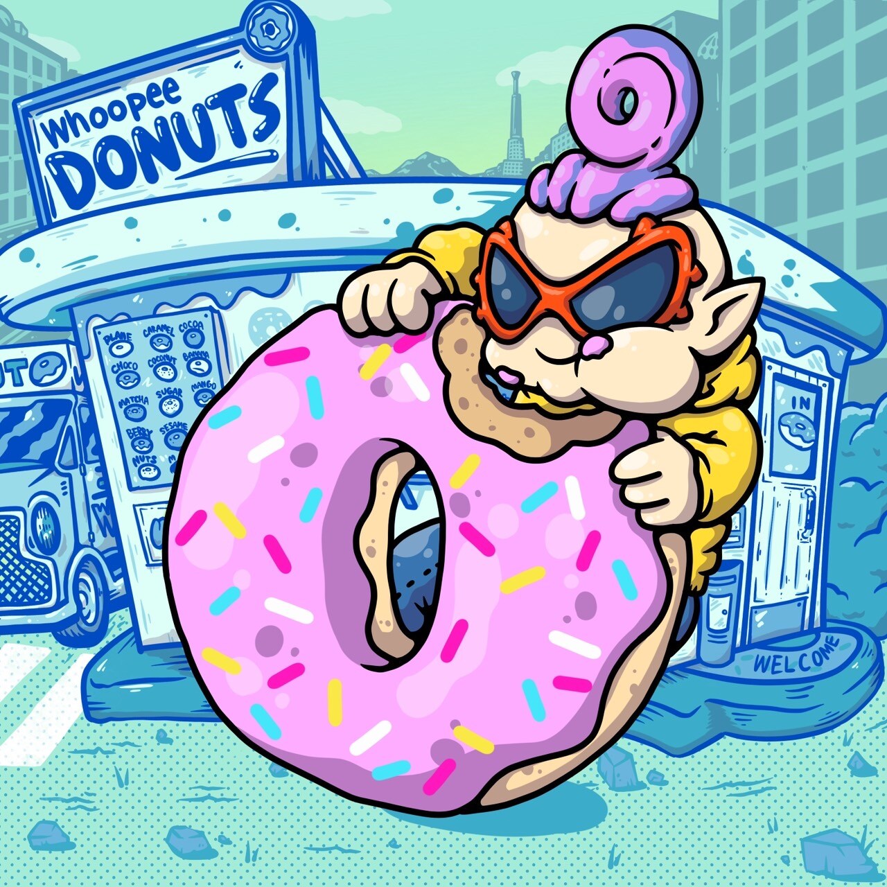 Whoopee Bomb「Donuts」配信ジャケット