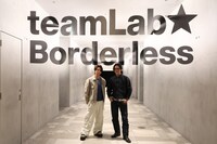 「北山宏光NEW WORLD」でチームラボボーダレスを訪れる北山宏光と今市隆二。