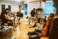 録音合宿の様子。