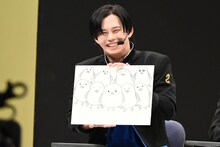 超特急メンバーをイメージしたシマエナガを描いたカイ。