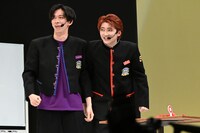 いつの間にかレースに参加していたリョウガとユーキ。