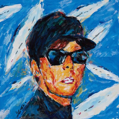 横尾忠則が描き下ろしたTOWA TEI「AH!!」ジャケット