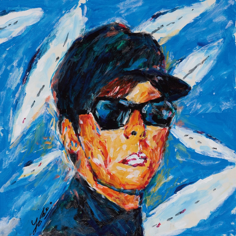 横尾忠則が描き下ろしたTOWA TEI「AH!!」ジャケット