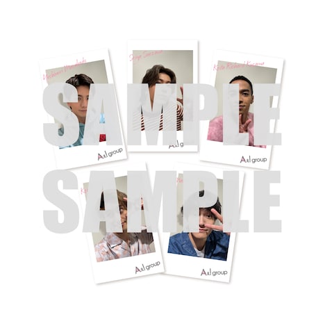 チェキ風カード サンプル