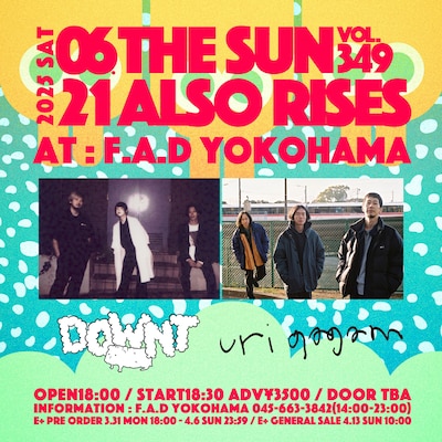 「F.A.D YOKOHAMA presents THE SUN ALSO RISES vol.349」告知ビジュアル