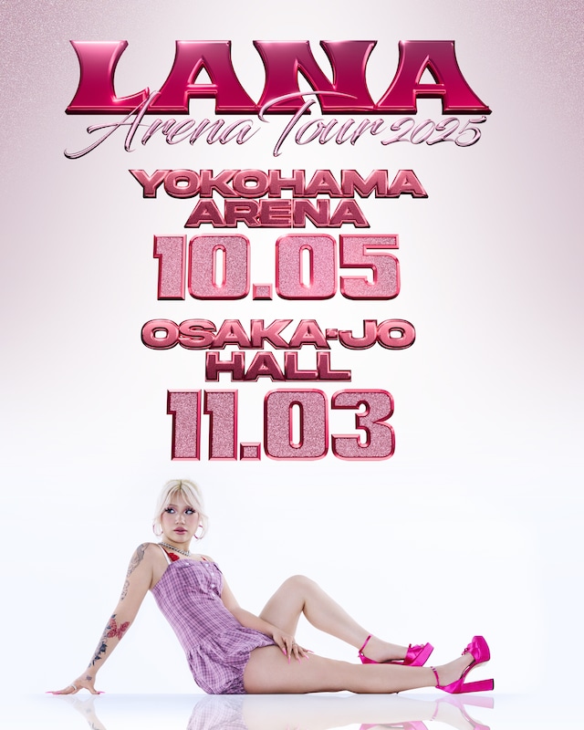 LANA「ARENA TOUR 2025」ビジュアル