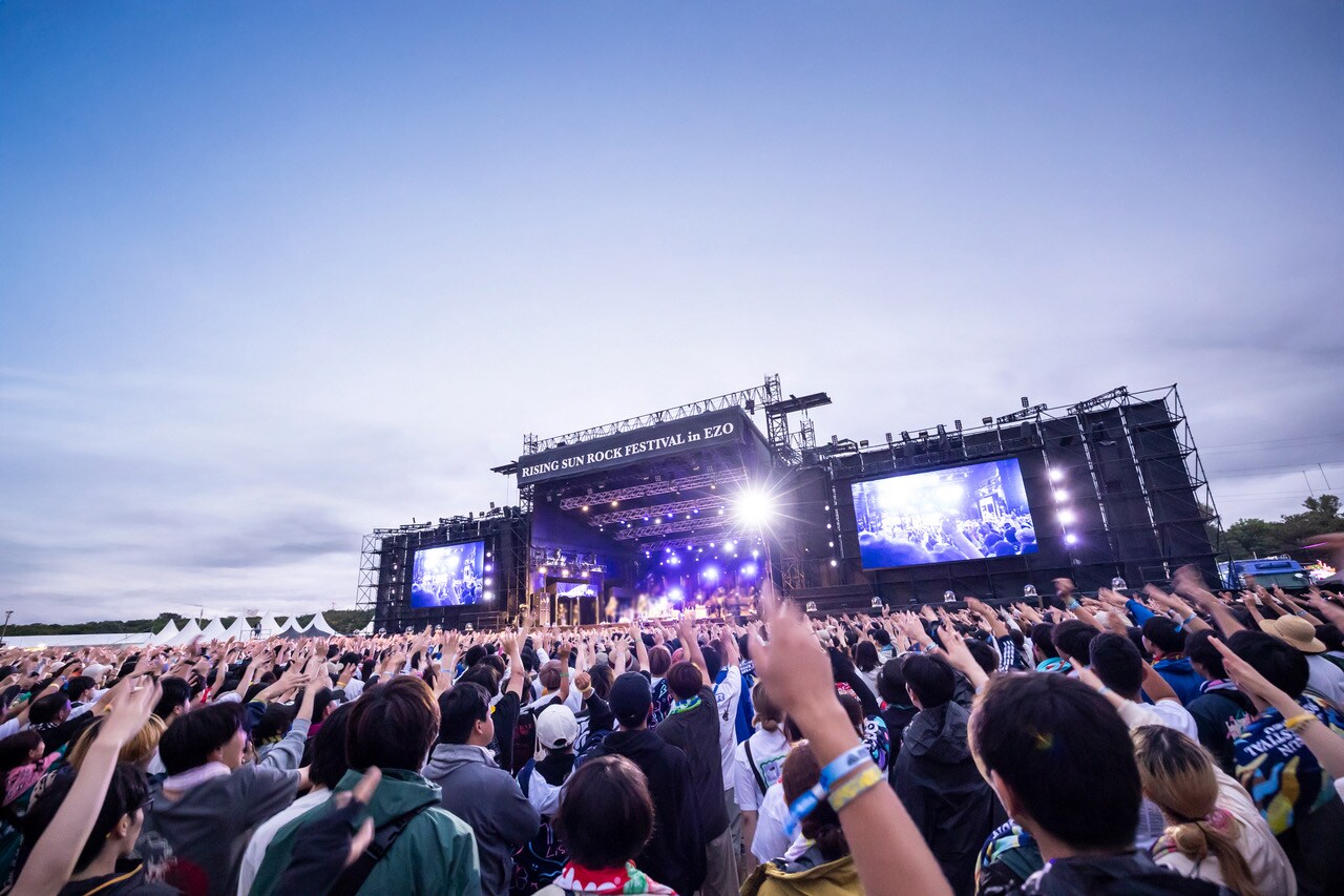 RISING SUN ROCK FESTIVAL 2025 in EZO」ロゴ - 「ライジングサン」に