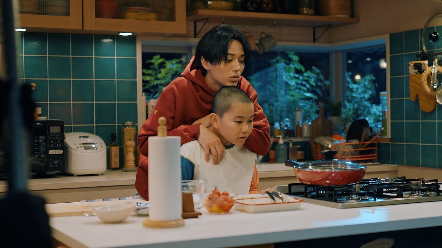 「AJINOMOTOギョーザ」新CMメイキングより。