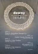 downy「New Album Release Tour 2025『夜の背骨』」ポスター