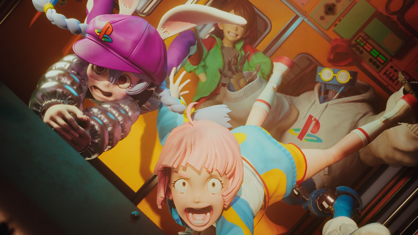 「PlayStation® × YOASOBI「PLAYERS」30周年特別CM｜123秒｜Project: MEMORY CARD」より。