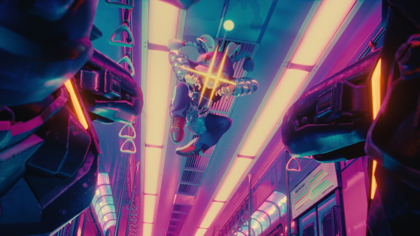 「PlayStation® × YOASOBI「PLAYERS」30周年特別CM｜123秒｜Project: MEMORY CARD」より。