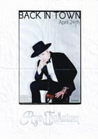 「Back in town」告知ビジュアル