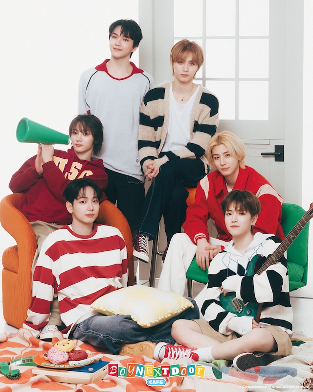 「BOYNEXTDOOR CAFE」キービジュアル