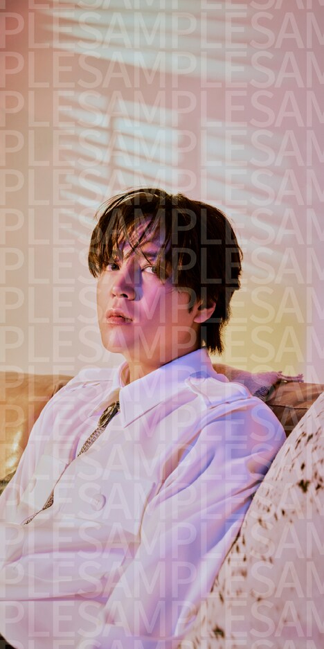 チャン・グンソク「Curtain Call」LINE MUSIC再生キャンペーン特典スマホ待受画像サンプル