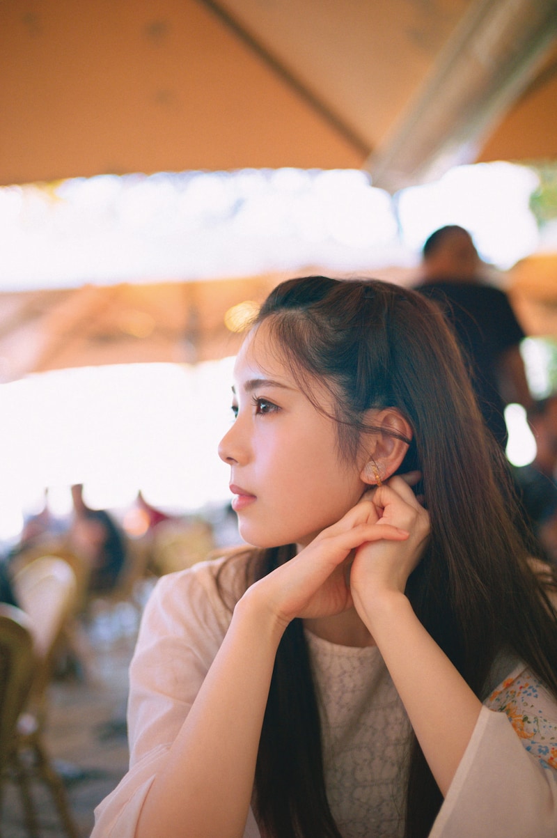 筒井あやめ(乃木坂46)1st写真集(タイトル未定)より。(撮影:細居幸次郎)