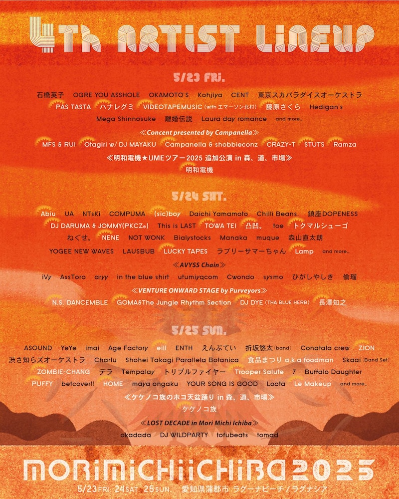 「森、道、市場2025」告知ビジュアル