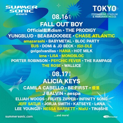 「SUMMER SONIC 2025」TOKYO出演者
