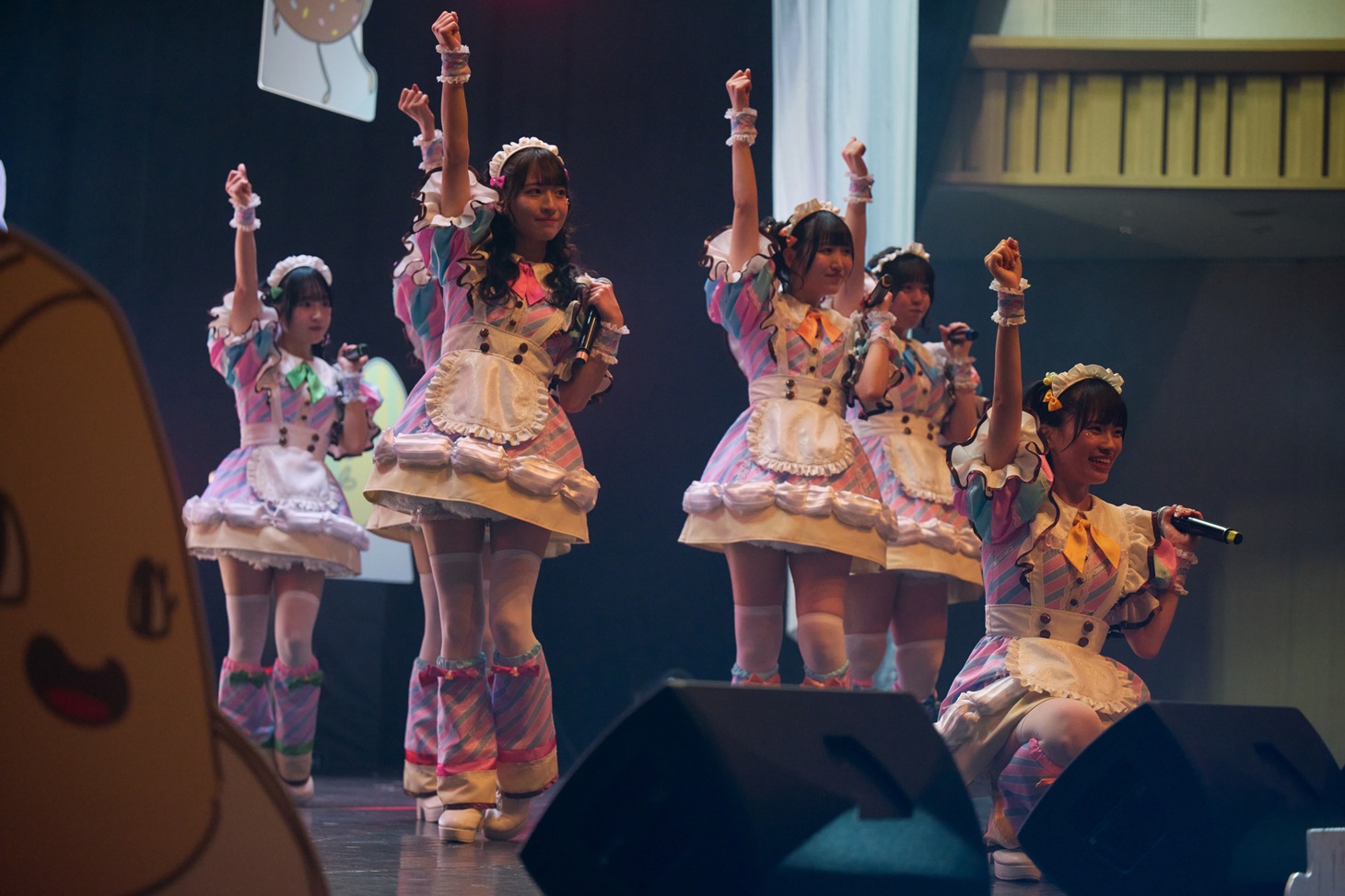 「こみっきゅおん！ONE MAN LIVE 2025 『SWEETS ISLAND』」の様子。（提供：エイジアプロモーション）