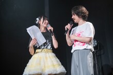 「大生誕祭 2025」をMCとして進行する5月生まれの清真尋（左）と清竜人（右）。