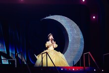 佐々木美玲の卒業セレモニーの様子。（撮影：上山陽介）