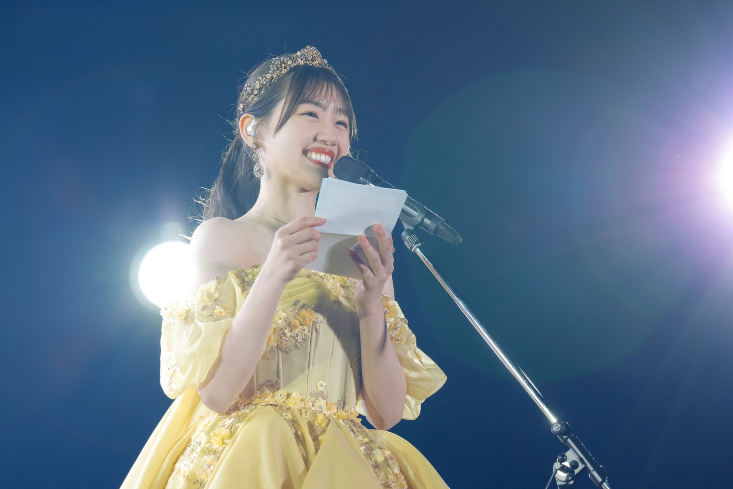 佐々木美玲の卒業セレモニーの様子。（撮影：上山陽介）