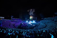 佐々木久美の卒業セレモニーの様子。（撮影：上山陽介）