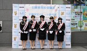 左から虹のコンキスタドールの的場華鈴、石原愛梨沙、隈本茉莉奈、川端優、一宮ゆい。