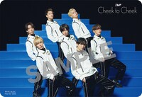 IMP.「Cheek to Cheek」先行予約特典のステッカーサンプル画像。