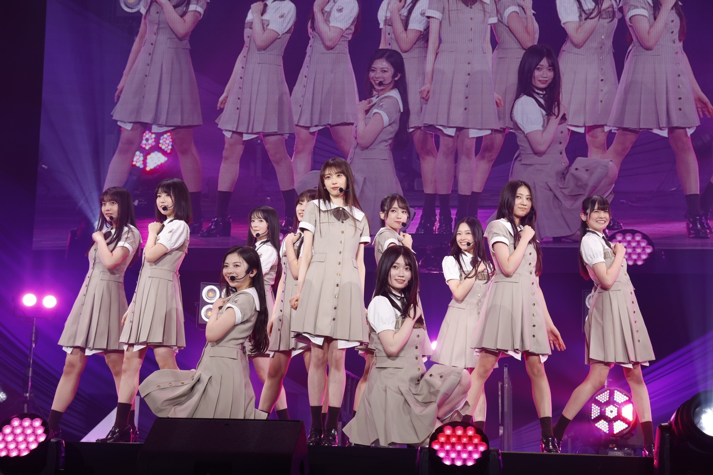 「乃木坂46 初披露の会 『はじめまして、6期生です』」の様子。（撮影：鈴木健太［KENTA Inc.］）
