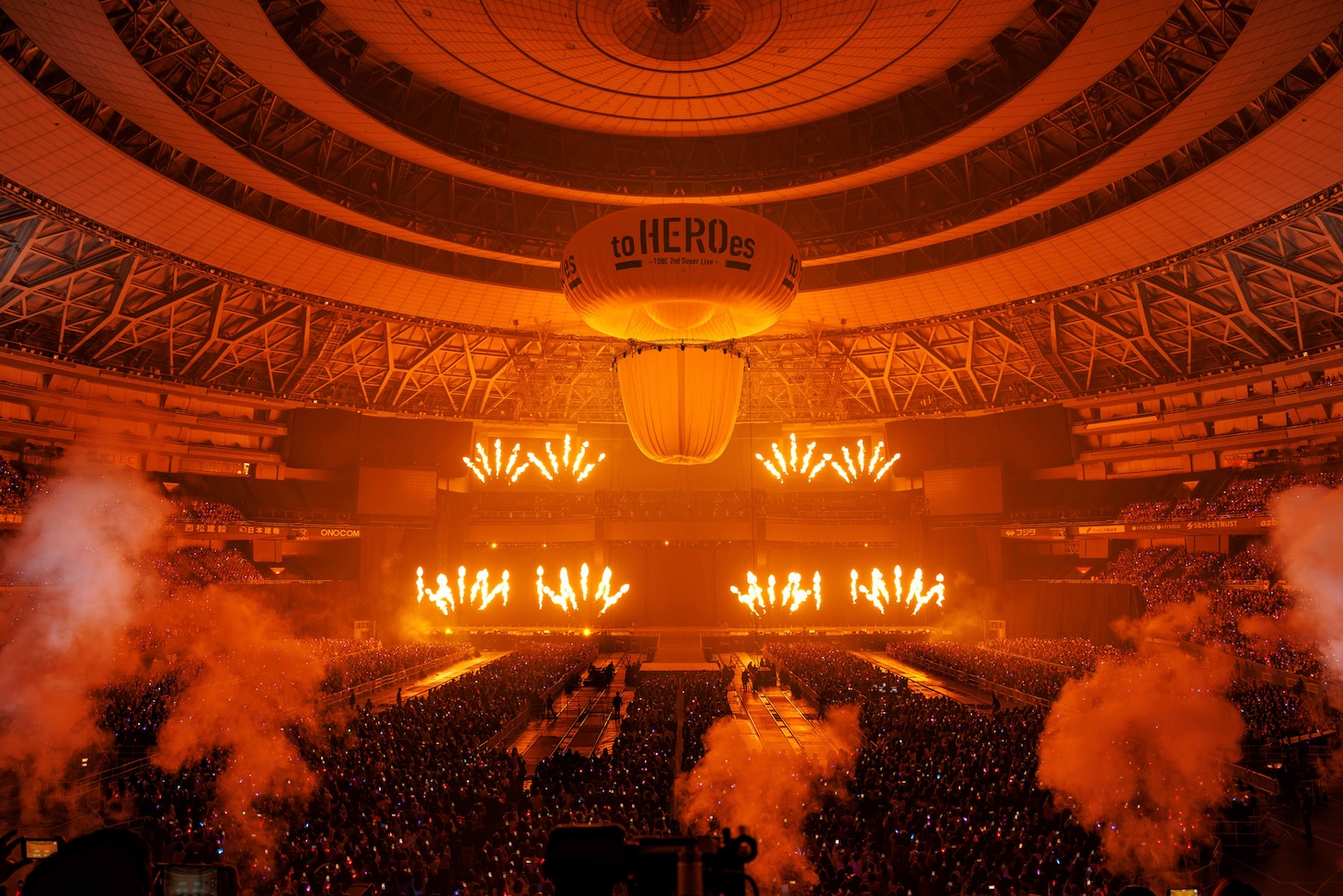「to HEROes～TOBE 2nd Super Live～」4月6日の大阪・京セラドーム大阪公演より。