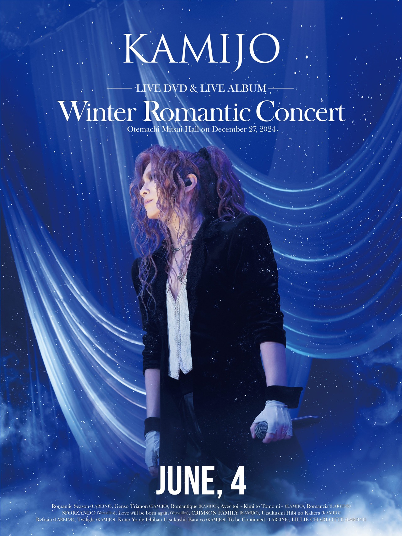 KAMIJO「Winter Romantic Concert」告知ビジュアル