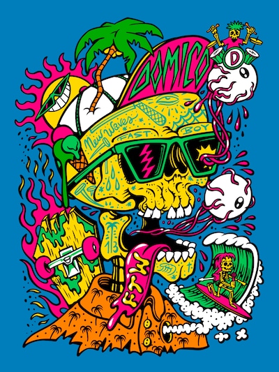 ドミコ ワンマンツアー2025「サマータイムクルーズ」キービジュアル