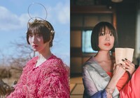 左から、春ねむり、黒木渚。