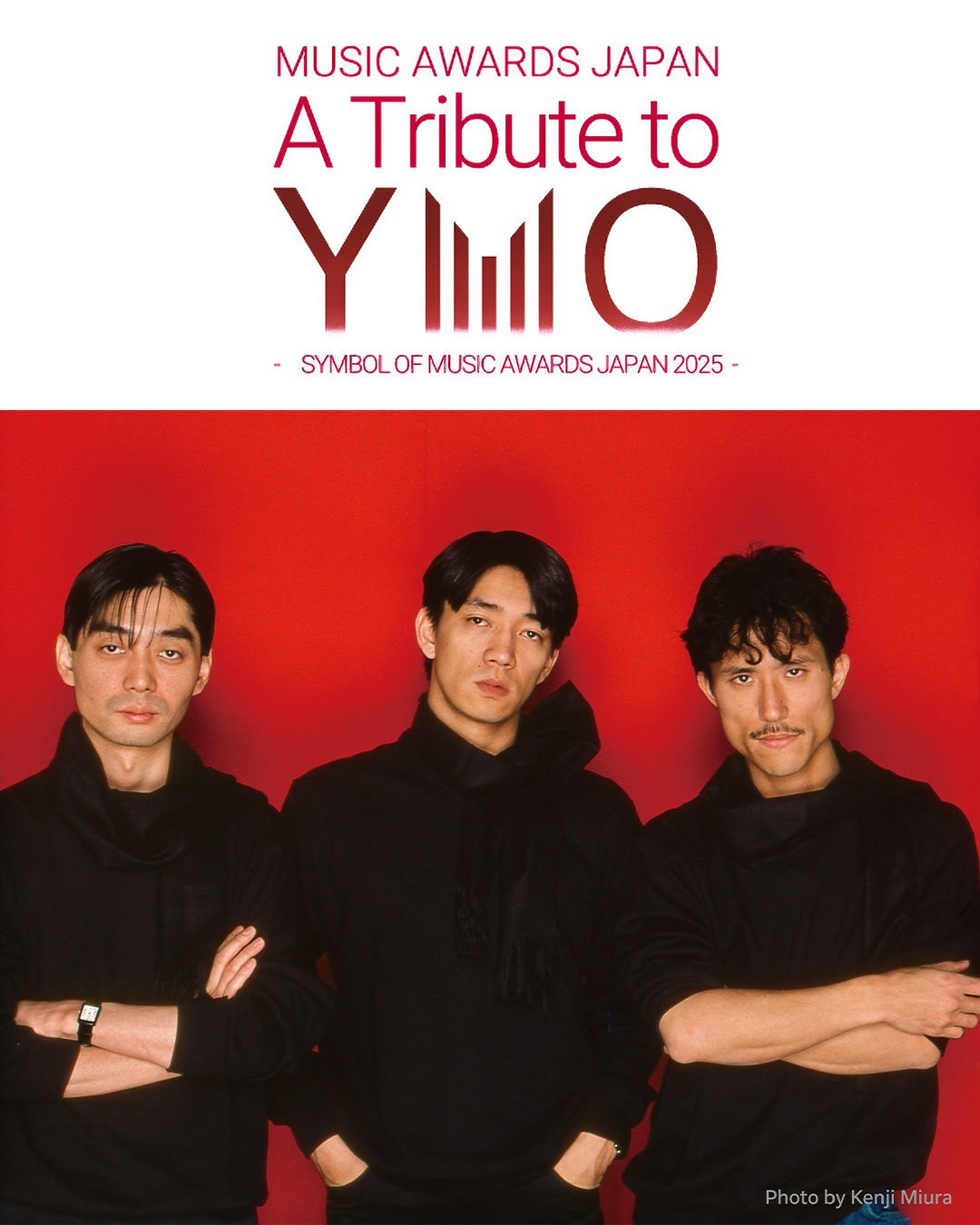 「MUSIC AWARDS JAPAN A Tribute to YMO -SYMBOL OF MUSIC AWARDS JAPAN 2025-」告知ビジュアル