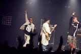 Def TechのShenとMicro(両端)。(Photo by AmonRyu)