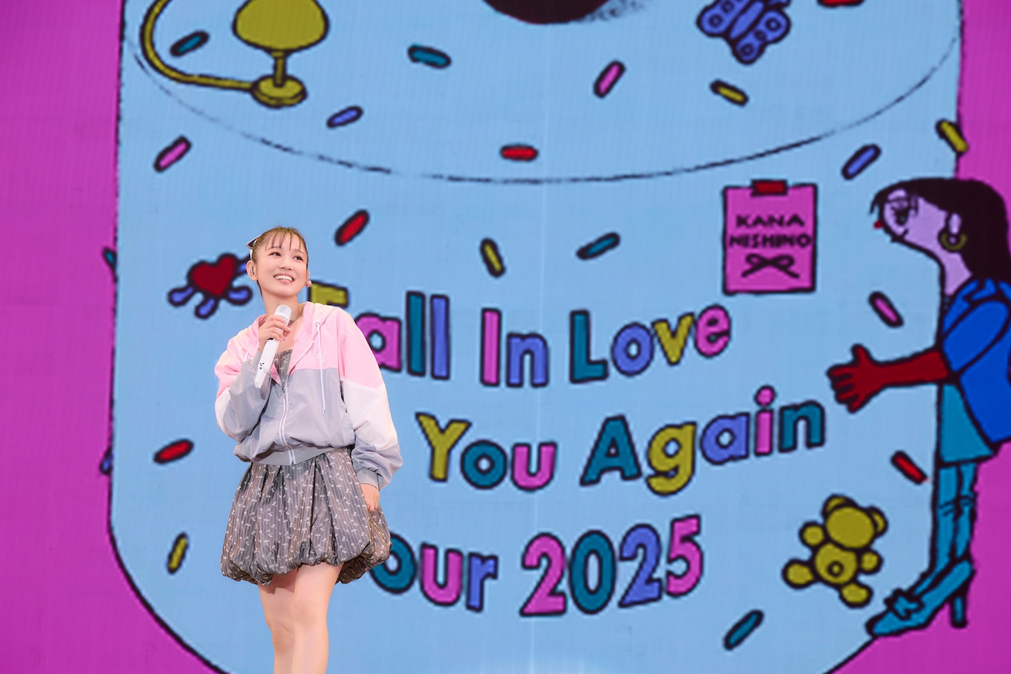 西野カナ「Fall In Love With You Again Tour 2025」の様子。