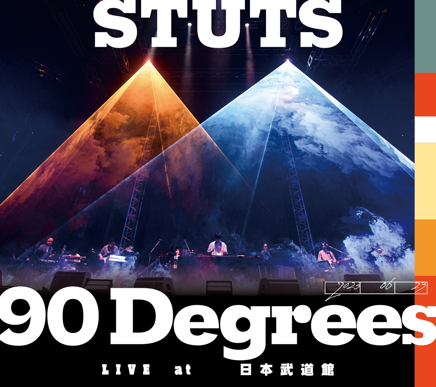 「STUTS “90 Degrees” LIVE at 日本武道館」ジャケット