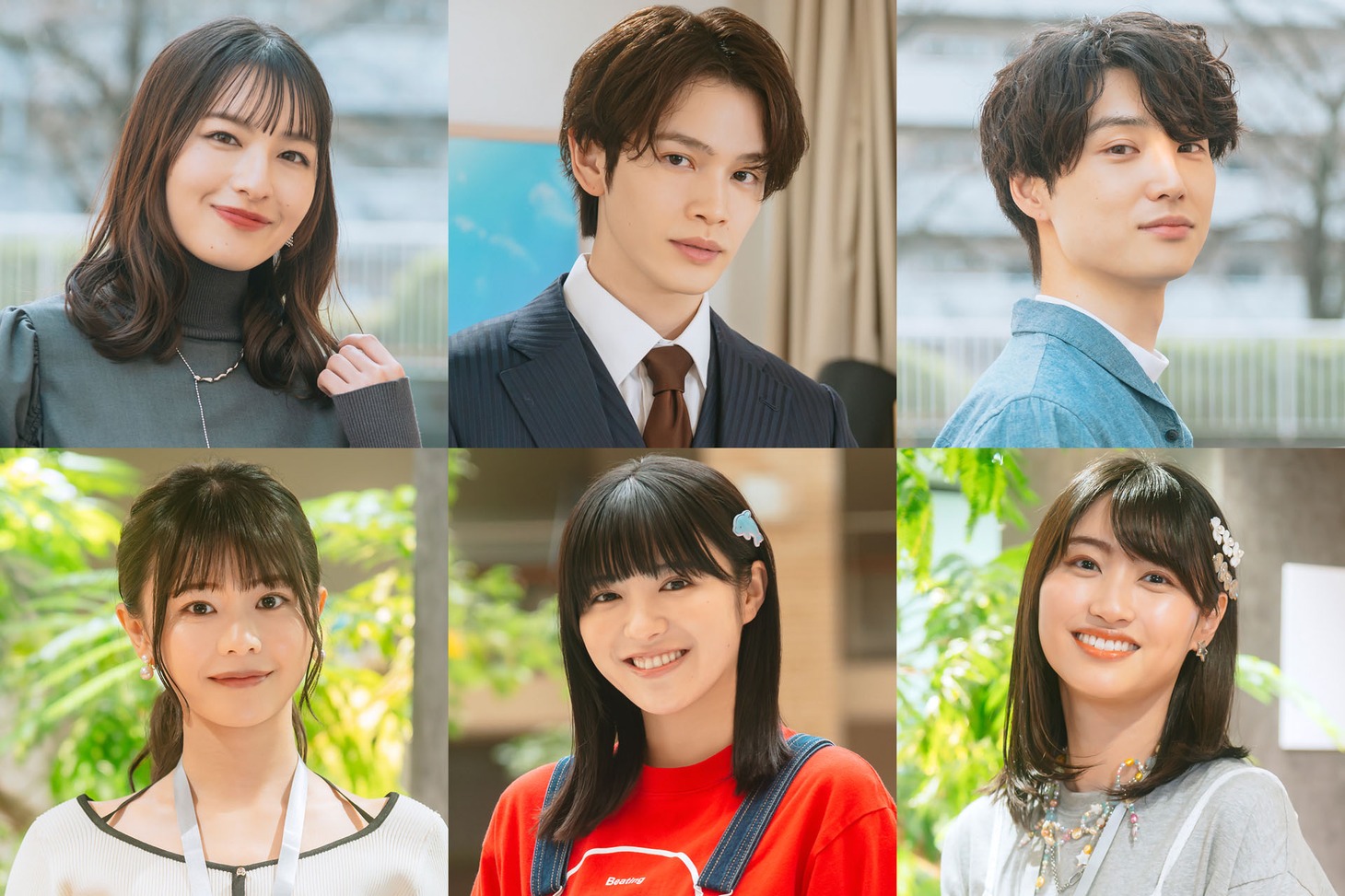 「年下童貞くんに翻弄されてます」主人公を取り巻くメインキャスト。©︎「年下童貞くんに翻弄されてます」製作委員会・MBS