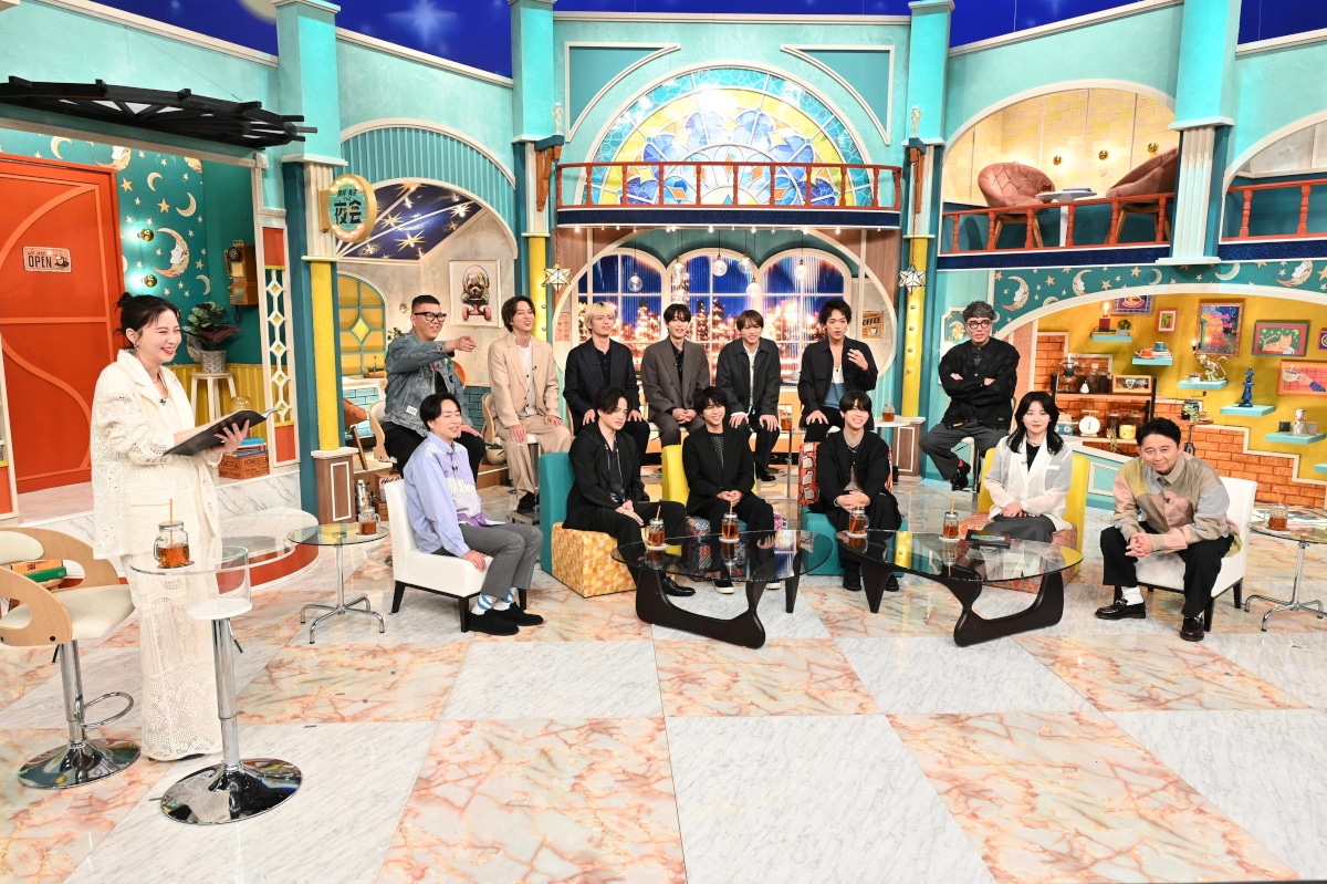 timelesz出演「櫻井・有吉THE夜会」場面カット ©TBS