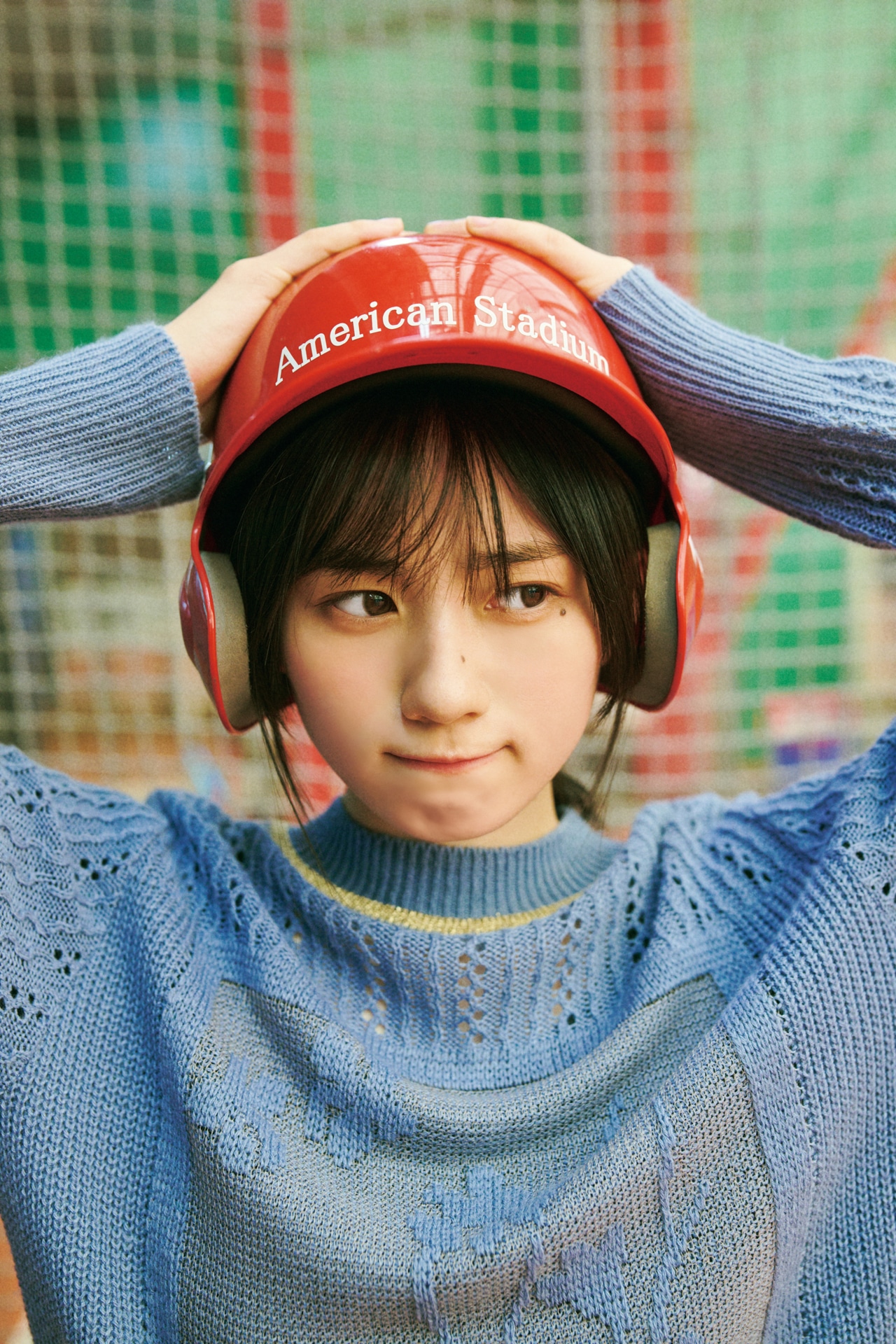 「週刊少年サンデー」2025年19号より川崎桜（乃木坂46）。