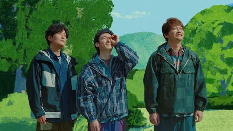 稲垣吾郎、草なぎ剛、香取慎吾が出演するCM「#素晴らしい過去になろう」より。