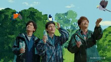 稲垣吾郎、草なぎ剛、香取慎吾が出演するCM「#素晴らしい過去になろう」より。